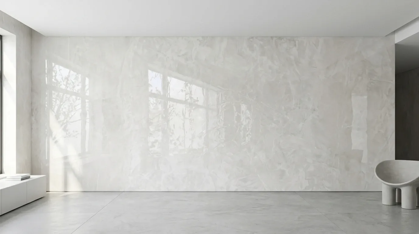 Pure White Plaster Gallery - Venetian Plaster Finish